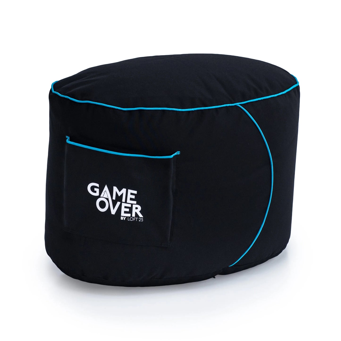 Comfortable and stylish bean bag ottoman for gamers